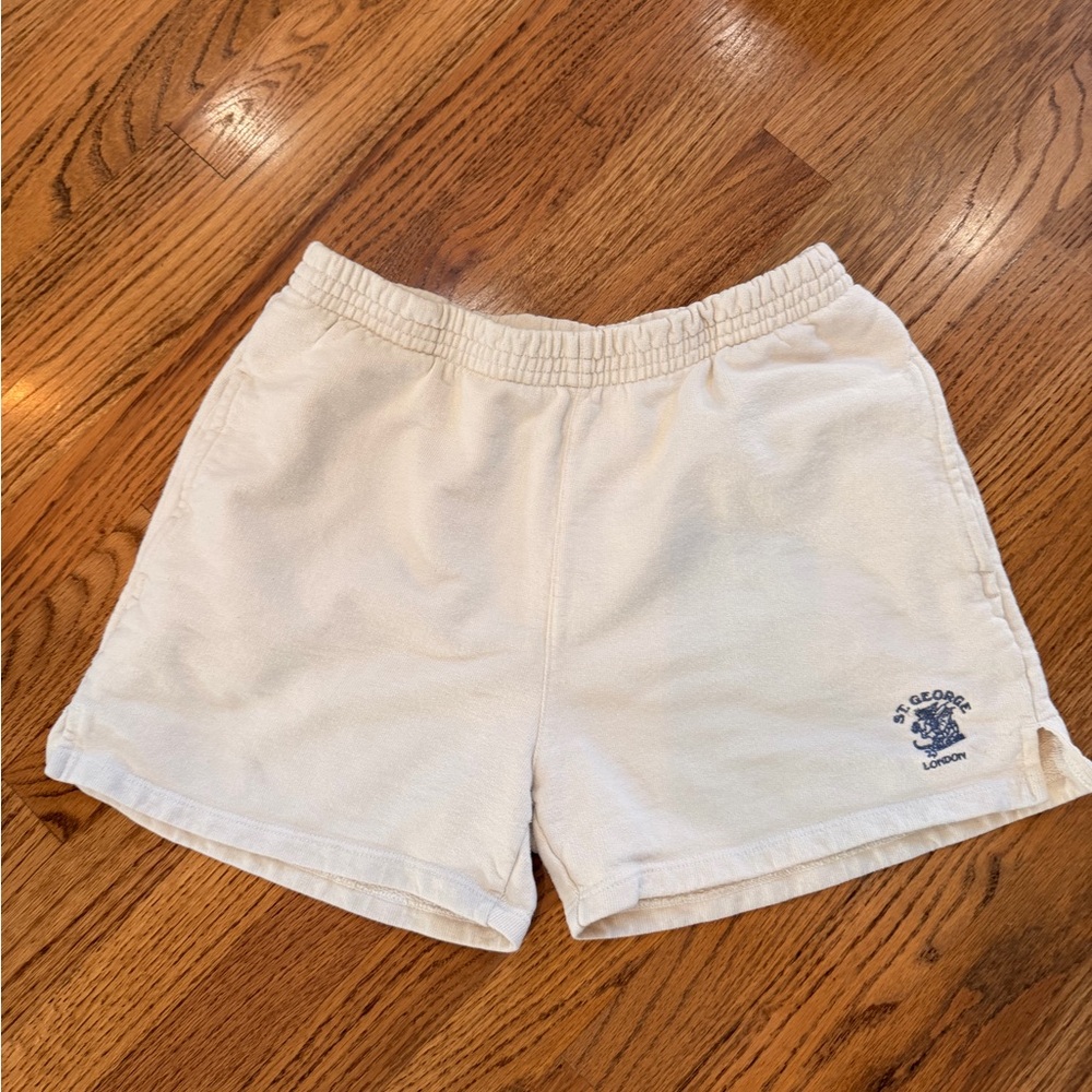 Brandy Melville Cream fleece shorts